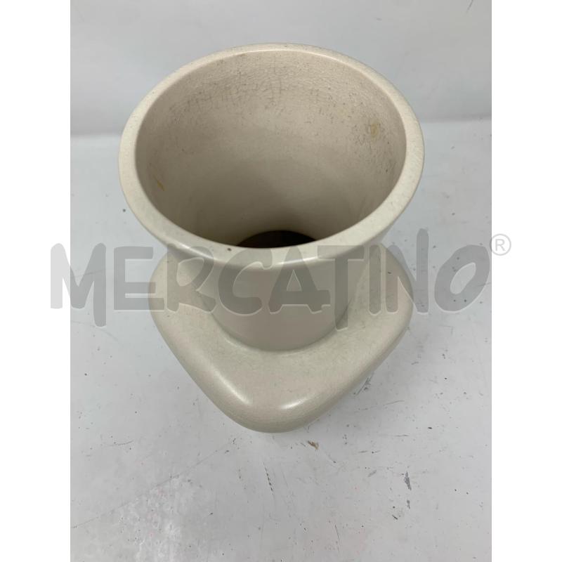 VASO CERAMICA GINORI GARIBOLDI BIANCO | Mercatino dell'Usato Roma re di roma 2