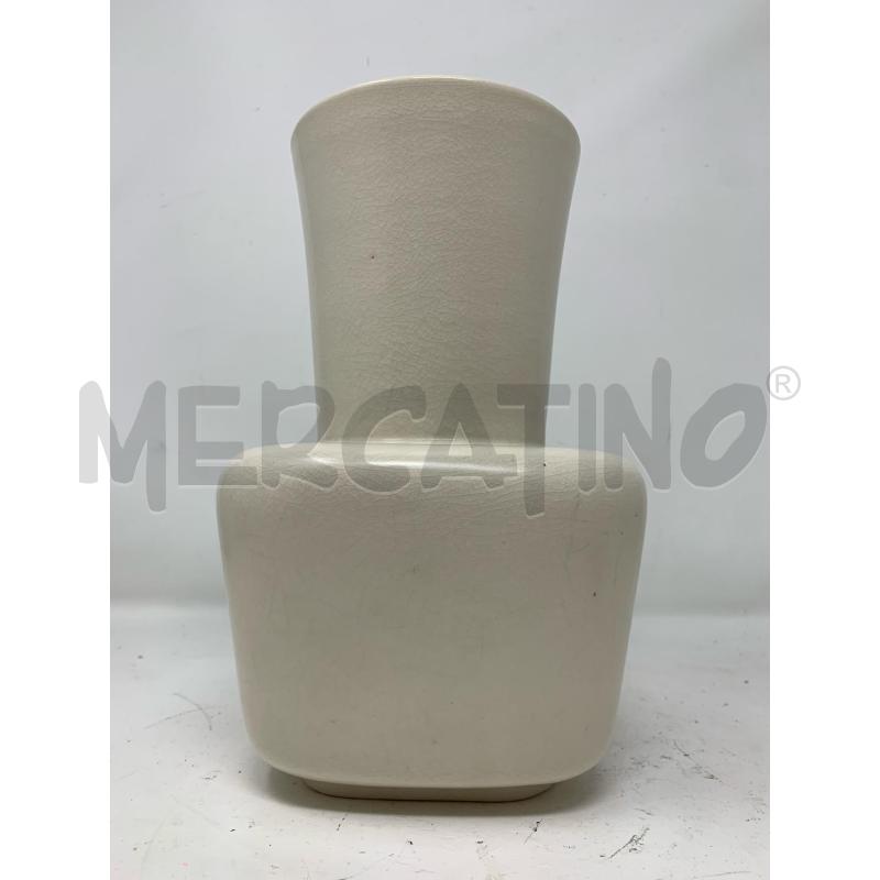 VASO CERAMICA GINORI GARIBOLDI BIANCO | Mercatino dell'Usato Roma re di roma 3