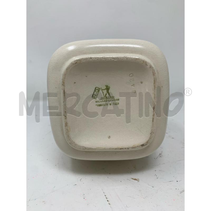 VASO CERAMICA GINORI GARIBOLDI BIANCO | Mercatino dell'Usato Roma re di roma 5