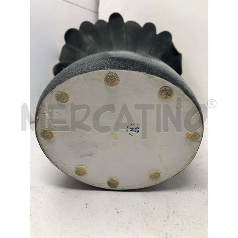 VASO CERAMICA SAN MARCO CONICO NERO BOCCA DORATA  | Mercatino dell'Usato Roma re di roma 5