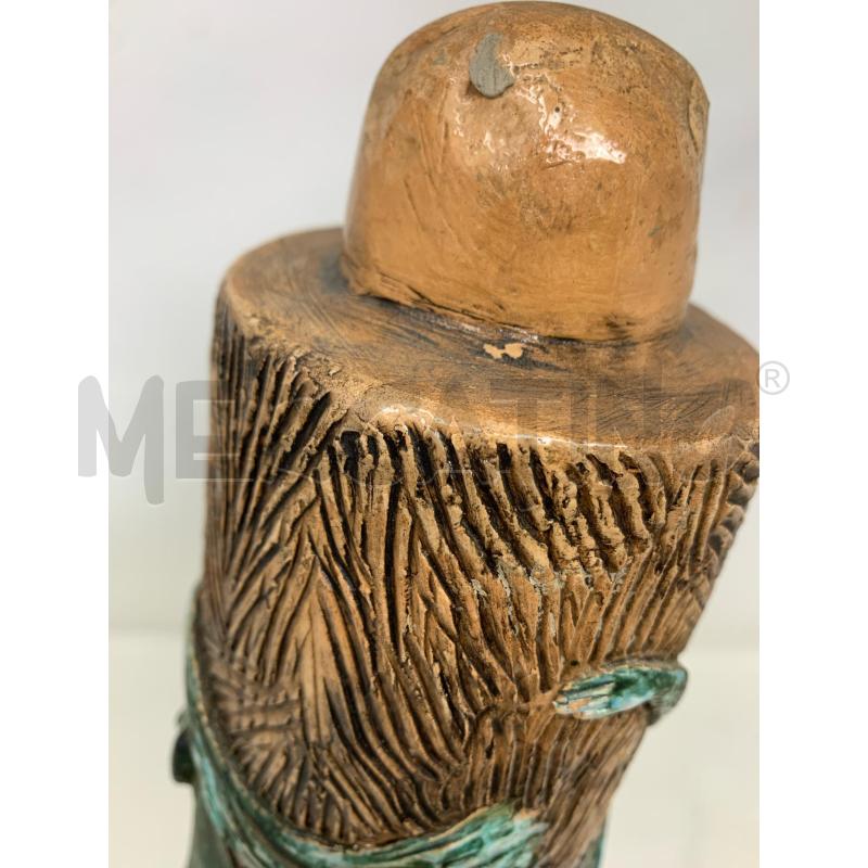 VASO CILINDRICO CERAMICA BALLERINA VERDE FONDO GRAFFIO | Mercatino dell'Usato Roma re di roma 5