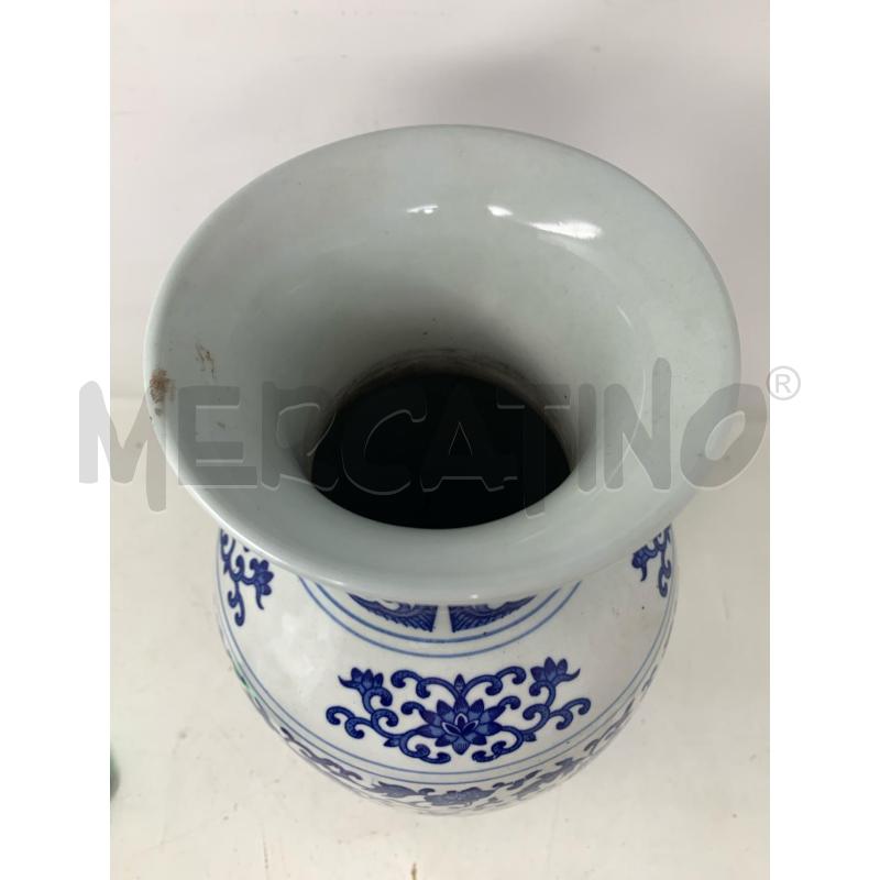 VASO CINESE PORCELLANA FIORI BLU | Mercatino dell'Usato Roma re di roma 4