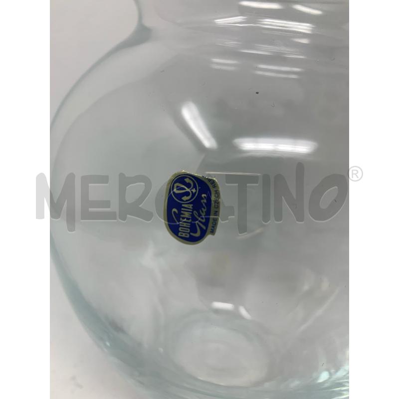 VASO CRISTALLO PANCIUTO DEC MOLATO SFERE  | Mercatino dell'Usato Roma re di roma 3