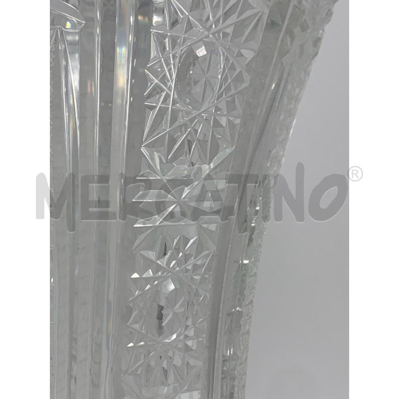 VASO CRISTALLO  MOLATO B.DENTELLATO  | Mercatino dell'Usato Roma re di roma 4