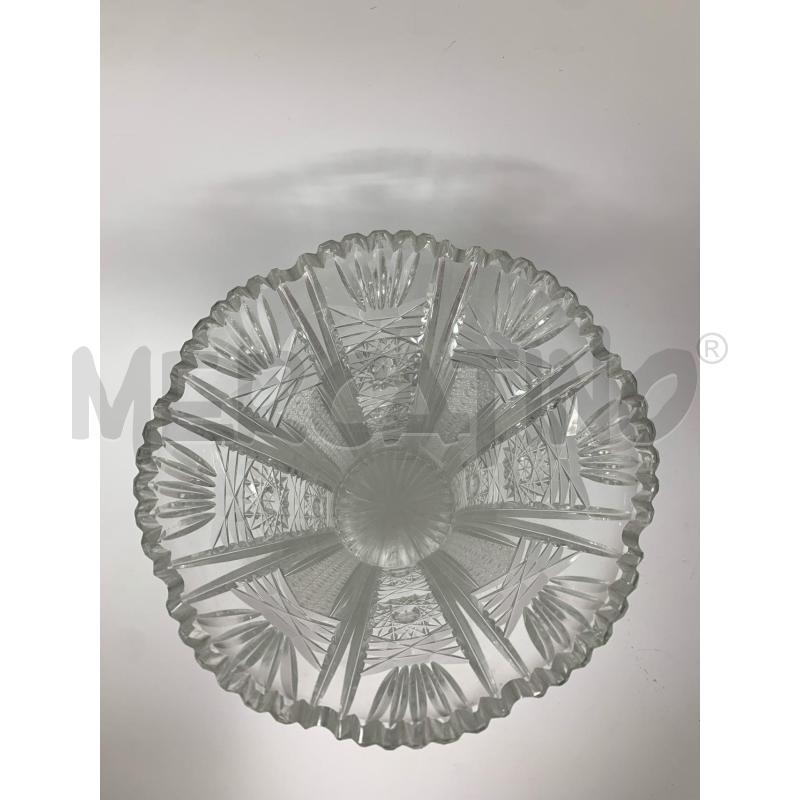 VASO CRISTALLO  MOLATO B.DENTELLATO  | Mercatino dell'Usato Roma re di roma 5