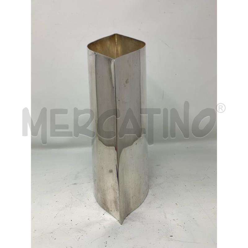 VASO JORDAN SHEFFIELD 26CM CILINDRICO OVALE LATI SPIGOLOSI  | Mercatino dell'Usato Roma re di roma 2