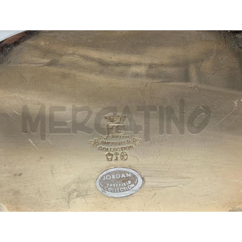 VASO JORDAN SHEFFIELD 26CM CILINDRICO OVALE LATI SPIGOLOSI  | Mercatino dell'Usato Roma re di roma 4