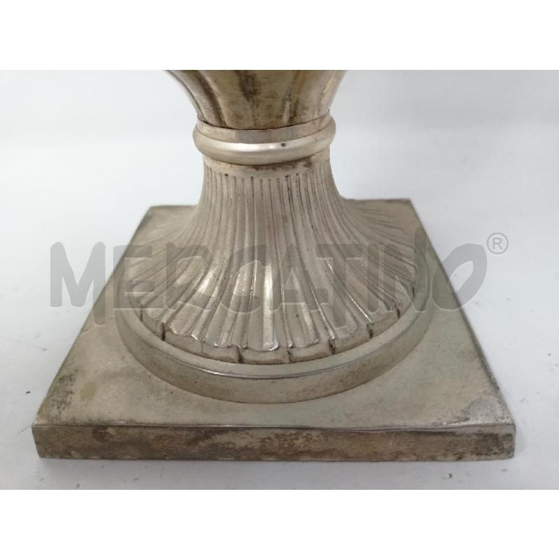 VASO JORDAN SHEFFIELD COPPA BASE QUADRATA MARTELLATA 33CM | Mercatino dell'Usato Roma re di roma 2