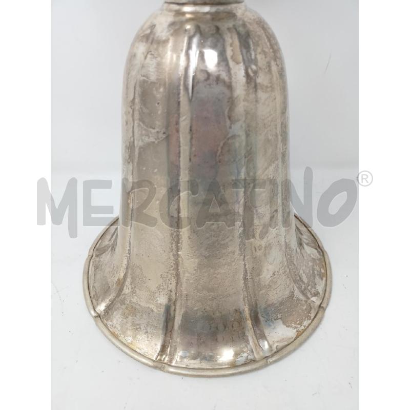 VASO JORDAN SHEFFIELD COPPA BASE QUADRATA MARTELLATA 33CM | Mercatino dell'Usato Roma re di roma 4