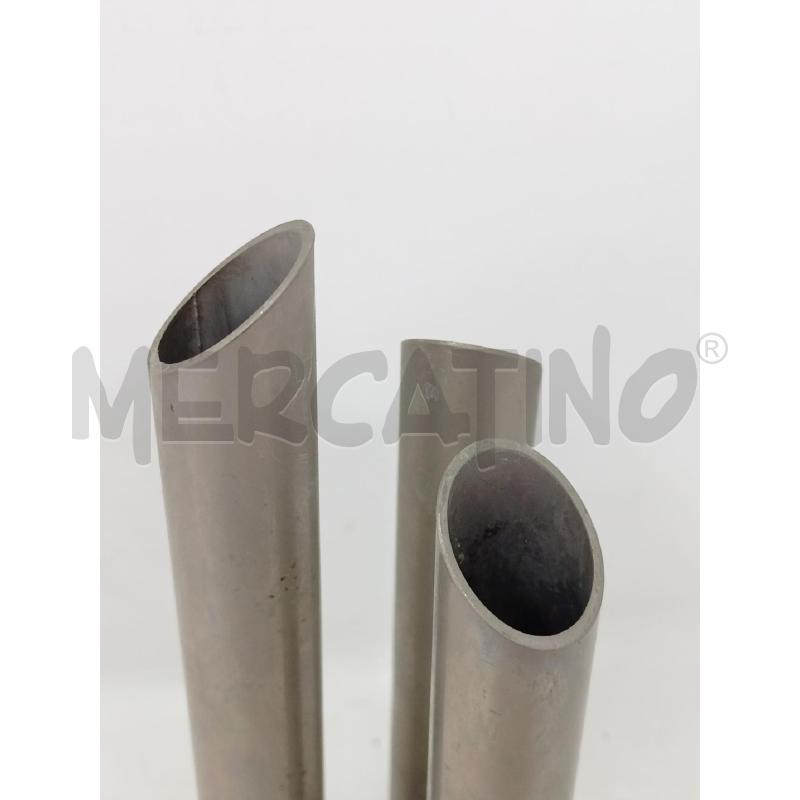 VASO MONOFIORE 3 TUBI ACCIAIO '70  | Mercatino dell'Usato Roma re di roma 2