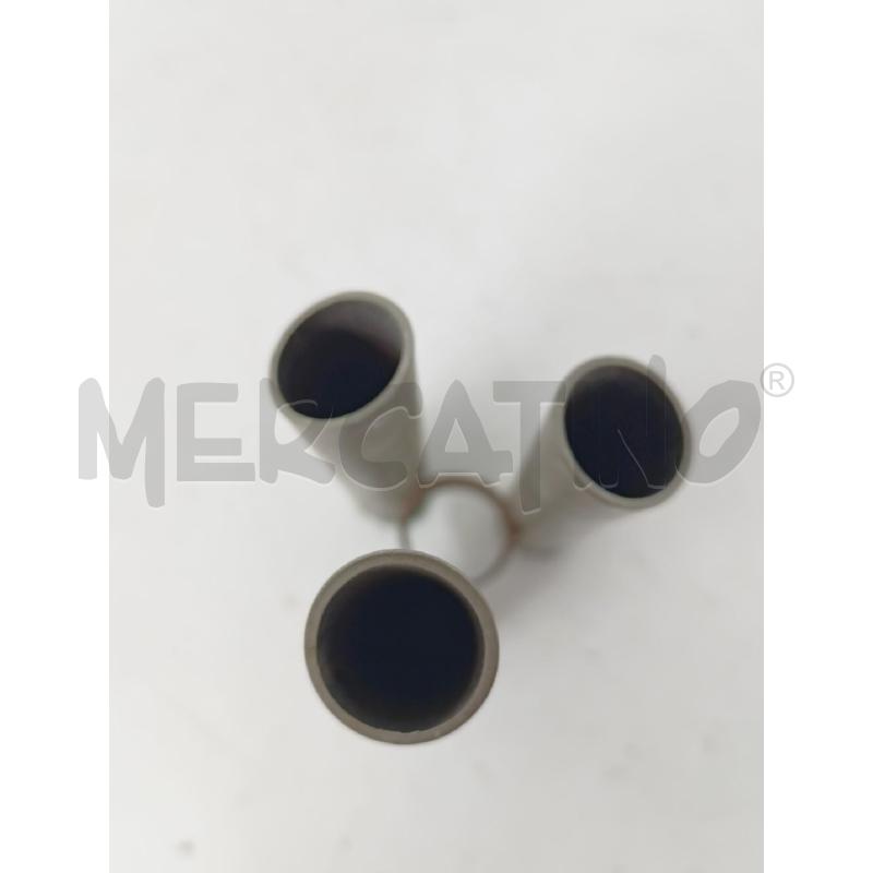 VASO MONOFIORE 3 TUBI ACCIAIO '70  | Mercatino dell'Usato Roma re di roma 4