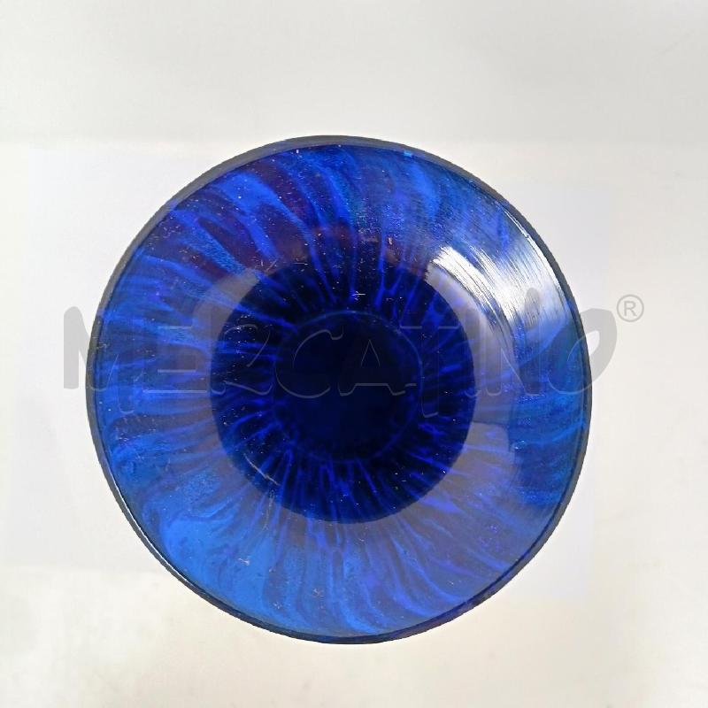 VASO MURANO DEC ORO BIANCO MANICI BLU | Mercatino dell'Usato Roma re di roma 2
