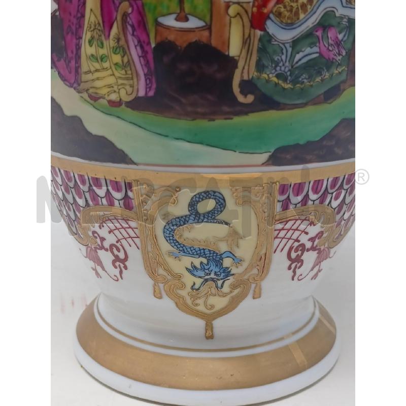 VASO PORCELLANA GHEISHE TE UCCELLINI CORDI DORATI | Mercatino dell'Usato Roma re di roma 4