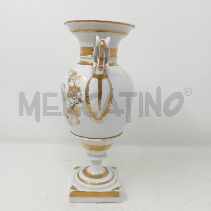 VASO PORC JESUS BIANCO DORATO 25CM | Mercatino dell'Usato Roma re di roma 3