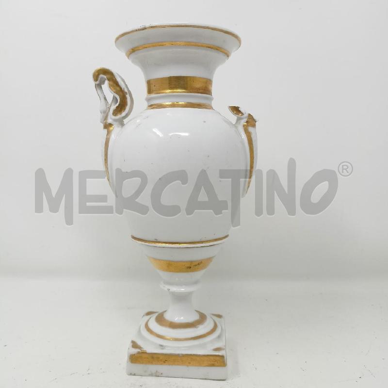 VASO PORC JESUS BIANCO DORATO 25CM | Mercatino dell'Usato Roma re di roma 4