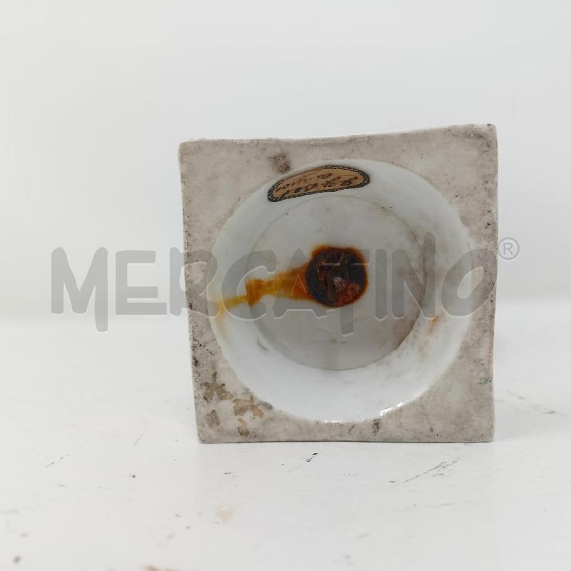 VASO PORC JESUS BIANCO DORATO 25CM | Mercatino dell'Usato Roma re di roma 5