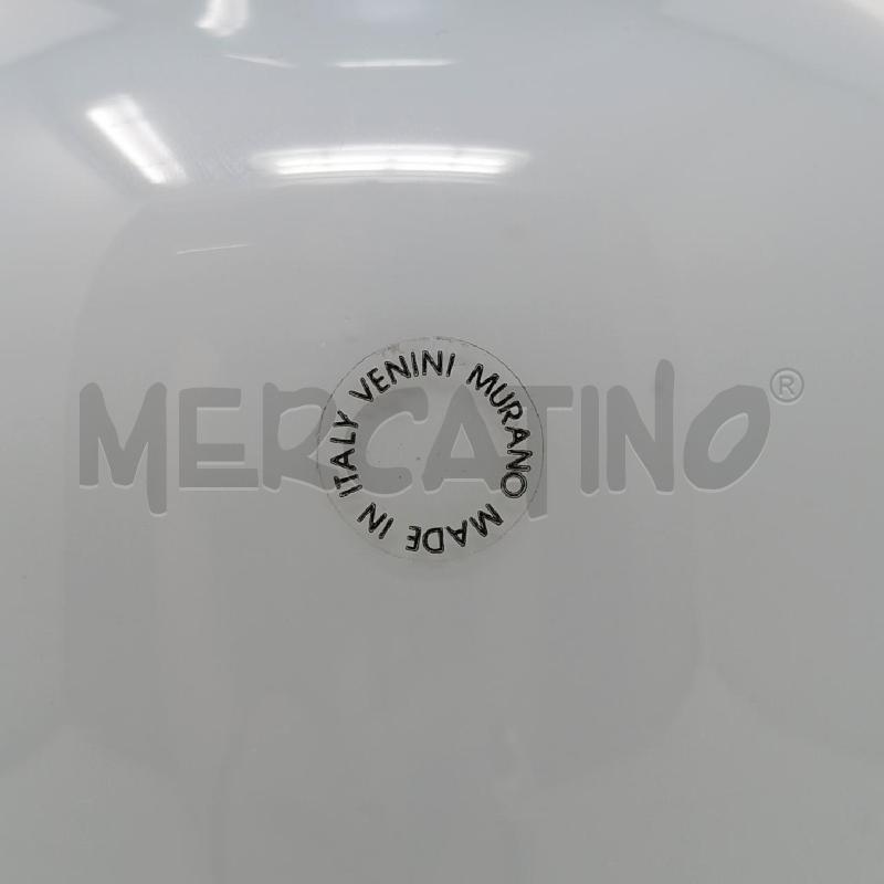 VASO VENINI OPALINO INCAMICIATO GRIGIO | Mercatino dell'Usato Roma re di roma 2