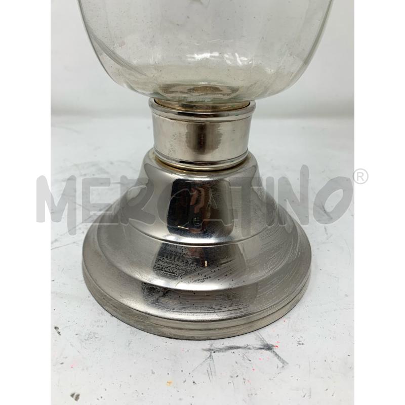 VASO VETRO BASE JORDAN SHEFFIELD TONDO  | Mercatino dell'Usato Roma re di roma 2