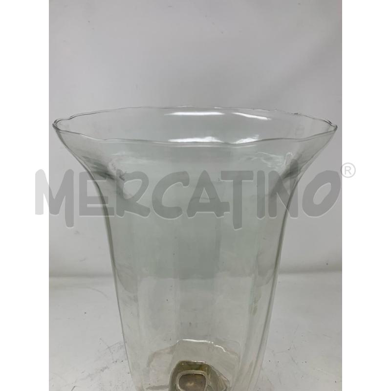 VASO VETRO BASE JORDAN SHEFFIELD TONDO  | Mercatino dell'Usato Roma re di roma 3