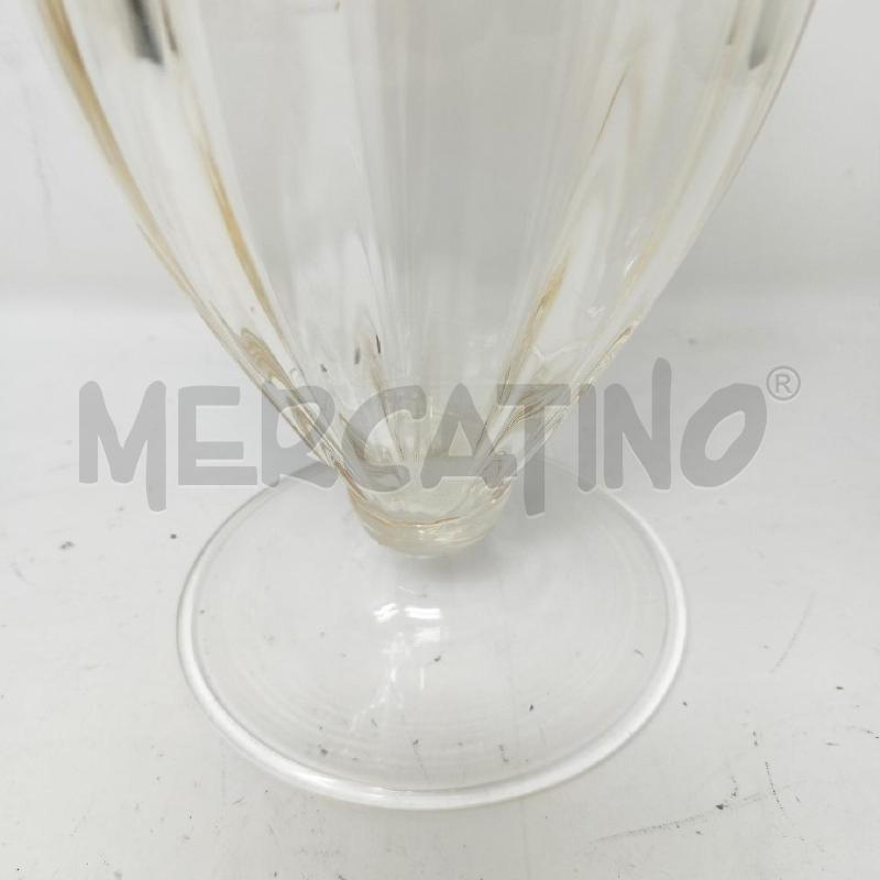 VASO VETRO GIALLO ANFORA BIANSATO  | Mercatino dell'Usato Roma re di roma 2