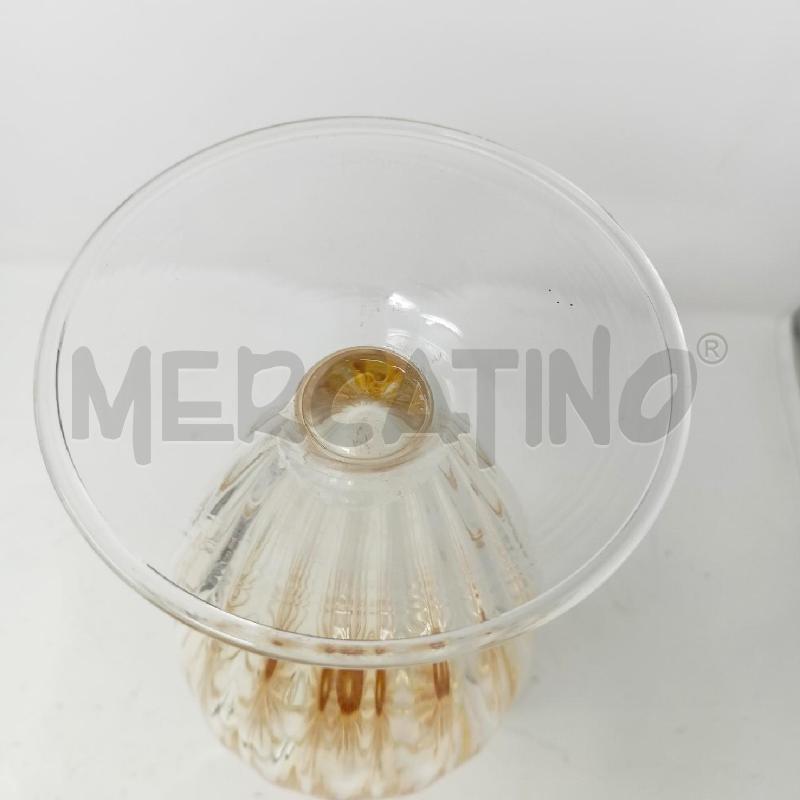VASO VETRO GIALLO ANFORA BIANSATO  | Mercatino dell'Usato Roma re di roma 5