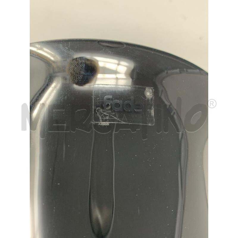 VASO VETRO NERO INTERNO BIANCO | Mercatino dell'Usato Roma re di roma 3
