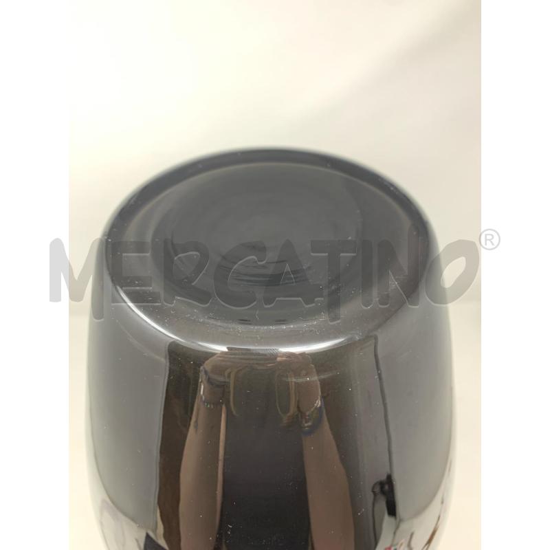 VASO VETRO NERO INTERNO BIANCO | Mercatino dell'Usato Roma re di roma 4