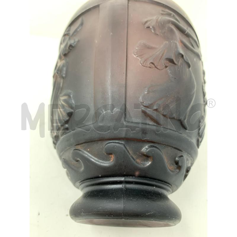 VASO VETRO SCURO GEORGES DE FEURE DECORO SCENA MITOLOGICA | Mercatino dell'Usato Roma re di roma 3