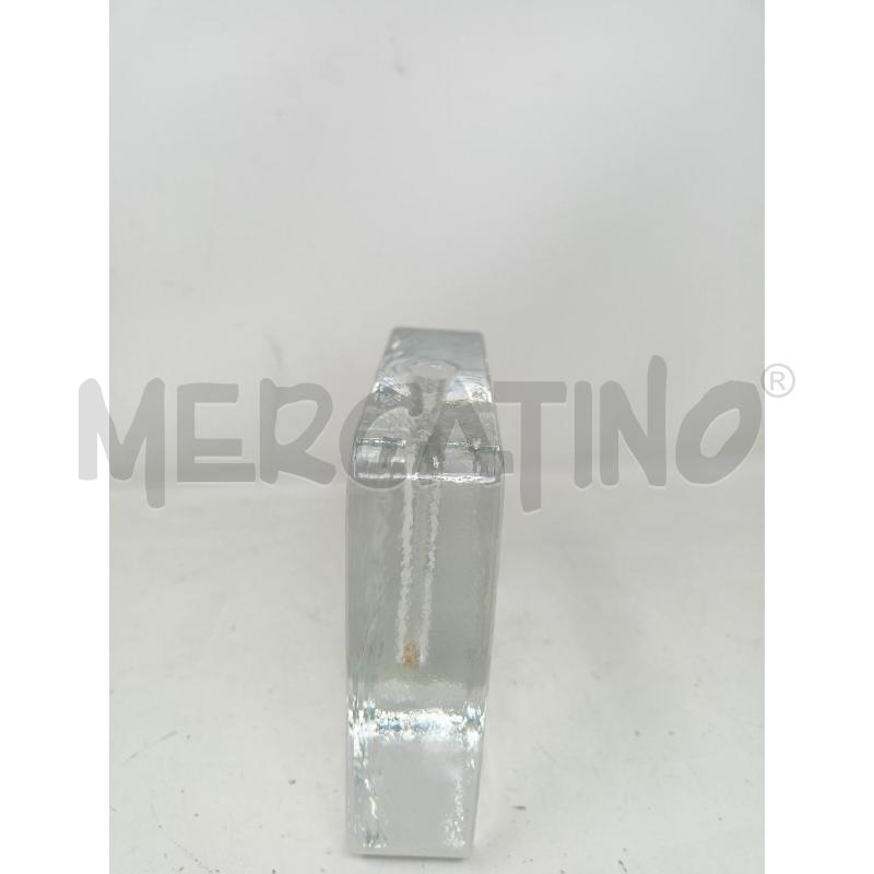 VASO VETRO SPESSO MONOFIORE  | Mercatino dell'Usato Roma re di roma 4