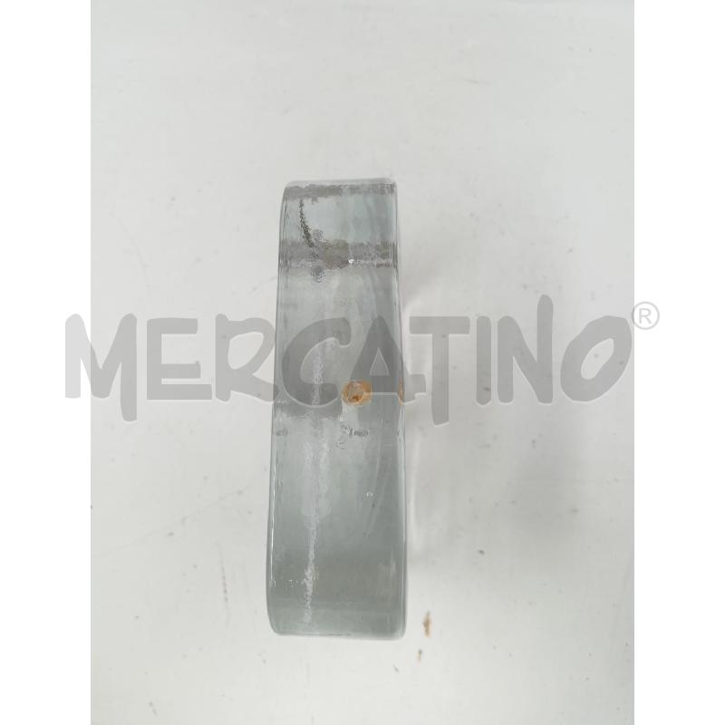 VASO VETRO SPESSO MONOFIORE  | Mercatino dell'Usato Roma re di roma 5