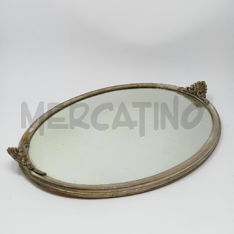 VASSOIO OVALE SPECCHIATO CORN SILVER | Mercatino dell'Usato Roma re di roma 1