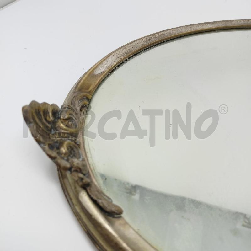 VASSOIO OVALE SPECCHIATO CORN SILVER | Mercatino dell'Usato Roma re di roma 3