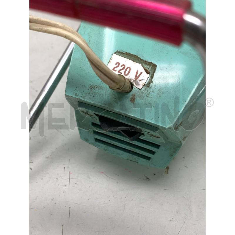 VENTILATORE VINTAGE NEOVOLTA AZZURRO STRUTTURA METALLO  | Mercatino dell'Usato Roma re di roma 4