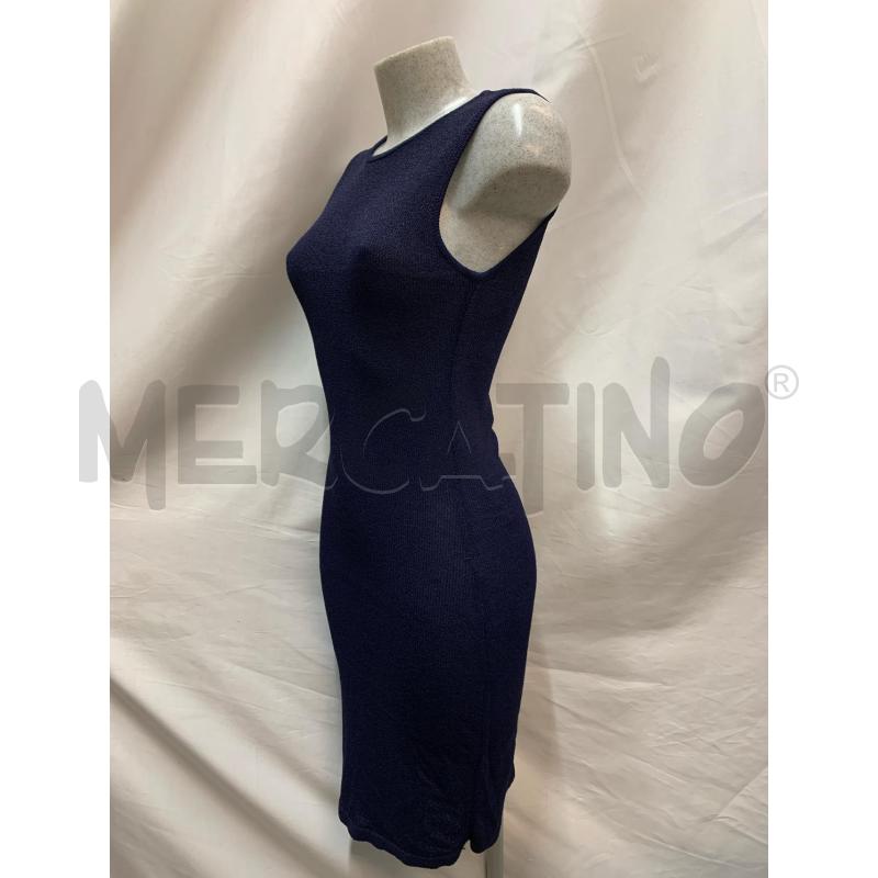 VESTITO ADRIANA CAMPANILE BLU  | Mercatino dell'Usato Roma re di roma 3