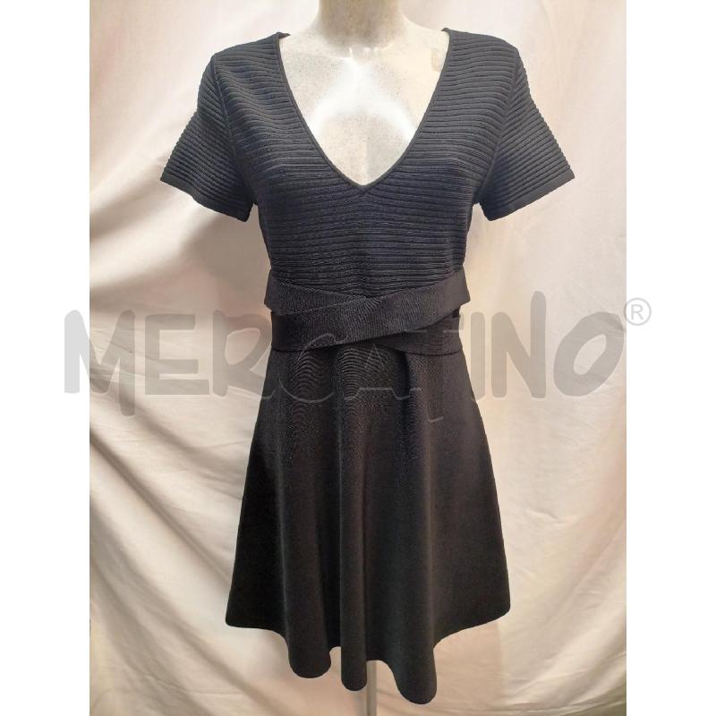 VESTITO ALEXANDER WANG NERO RIGHE SCOLLO | Mercatino dell'Usato Roma re di roma 1