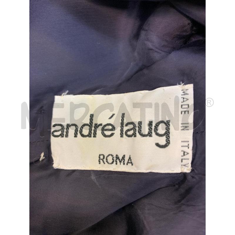 VESTITO ANDRÈ LAUG BLU BORDO PERLINE  | Mercatino dell'Usato Roma re di roma 5