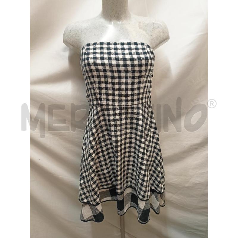 VESTITO ARMANI EXCHANGE QUADRETTI BIANCO NERO  | Mercatino dell'Usato Roma re di roma 1
