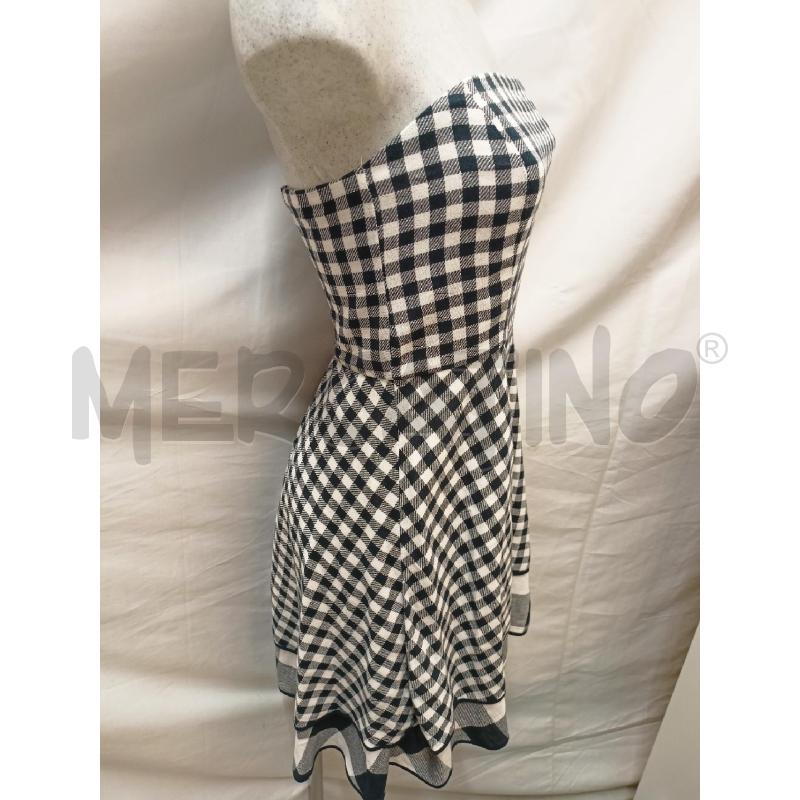VESTITO ARMANI EXCHANGE QUADRETTI BIANCO NERO  | Mercatino dell'Usato Roma re di roma 2