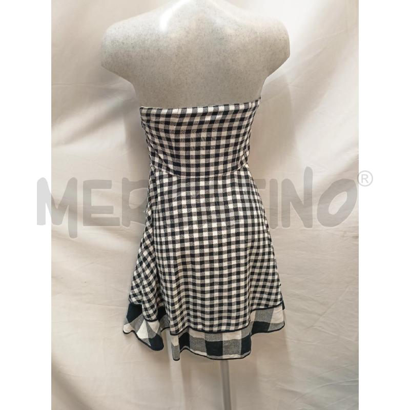 VESTITO ARMANI EXCHANGE QUADRETTI BIANCO NERO  | Mercatino dell'Usato Roma re di roma 3