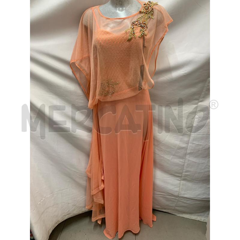 VESTITO BY PALMA ALBICOCCA TULLE PAILLETTE | Mercatino dell'Usato Roma re di roma 1