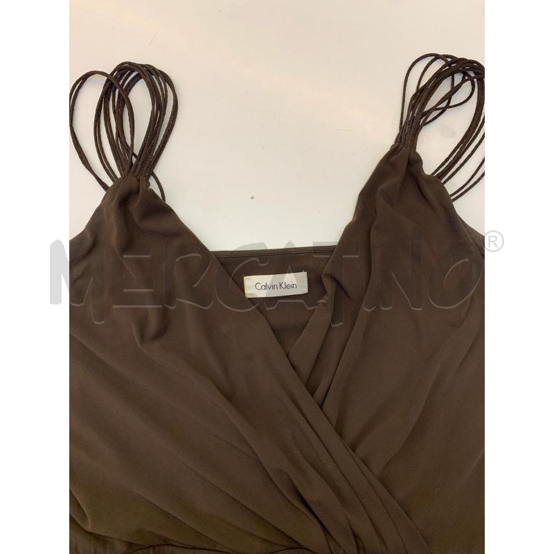 VESTITO CALVIN KLEIN MARRONE  | Mercatino dell'Usato Roma re di roma 5