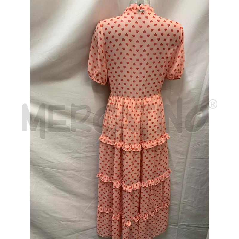 VESTITO DENNY ROSE ROSA CUORICINI | Mercatino dell'Usato Roma re di roma 3