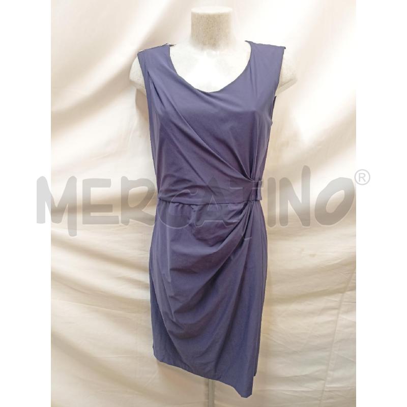 VESTITO DIANE FURSTENBERG BLU PIEGHE CINTURA | Mercatino dell'Usato Roma re di roma 1