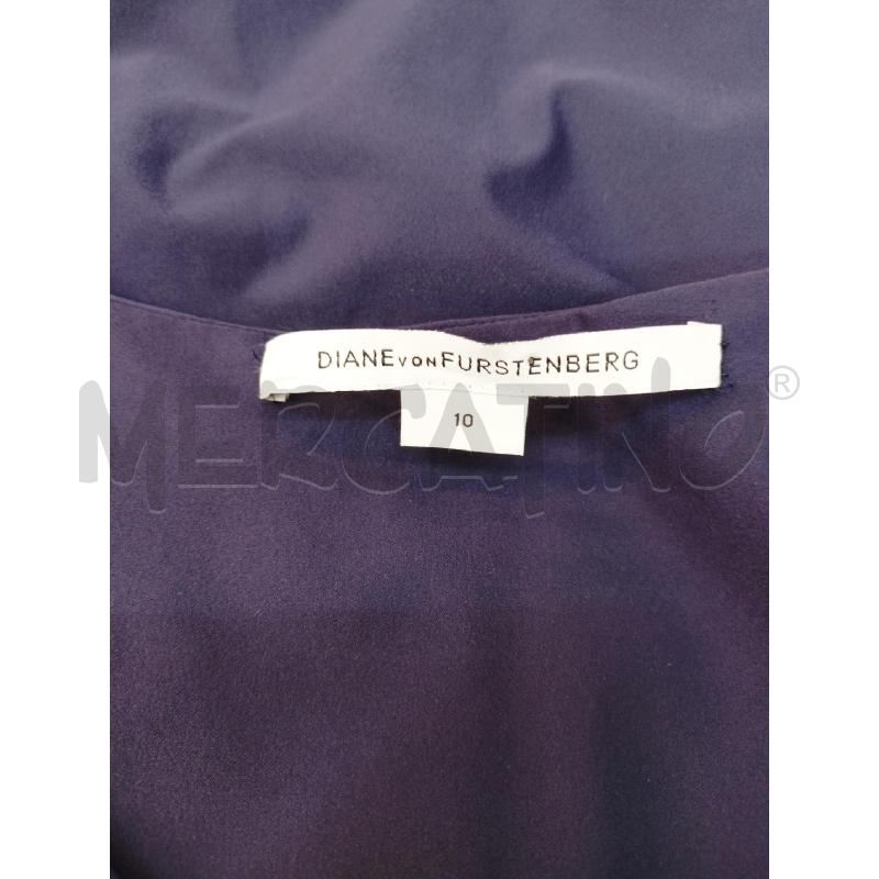 VESTITO DIANE FURSTENBERG BLU PIEGHE CINTURA | Mercatino dell'Usato Roma re di roma 5