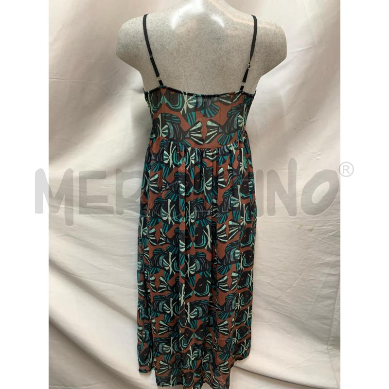 VESTITO DIXIE MARRONE PESCI VERDI | Mercatino dell'Usato Roma re di roma 3