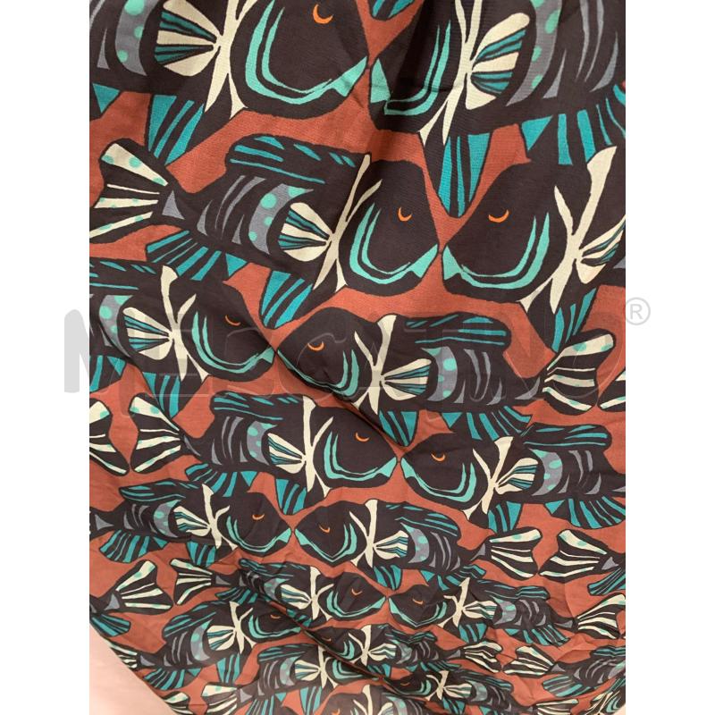 VESTITO DIXIE MARRONE PESCI VERDI | Mercatino dell'Usato Roma re di roma 4