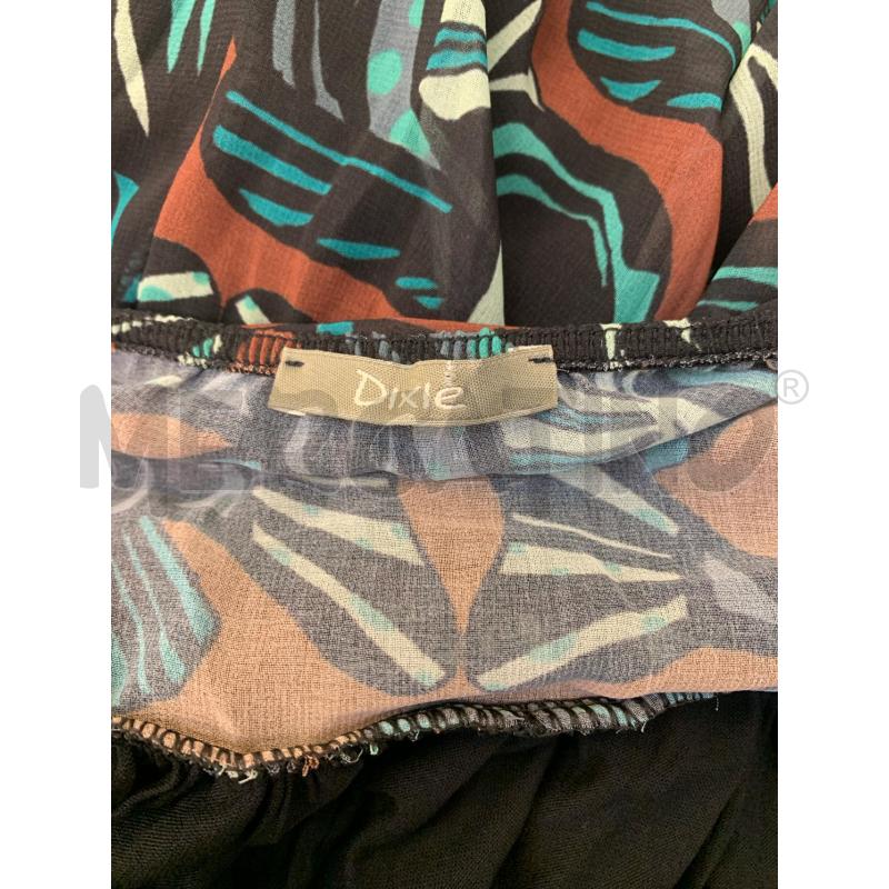 VESTITO DIXIE MARRONE PESCI VERDI | Mercatino dell'Usato Roma re di roma 5