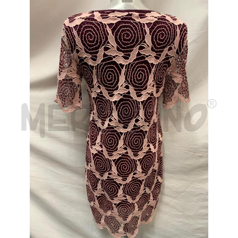 VESTITO DONNA BELLE PRUGNA FIORI ROSA  | Mercatino dell'Usato Roma re di roma 4