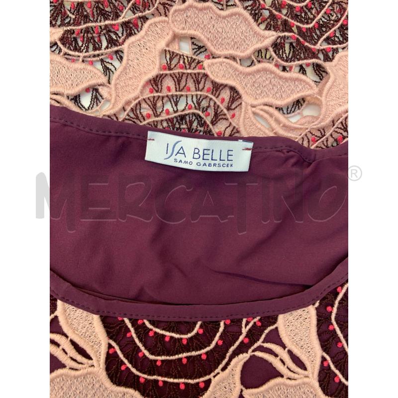 VESTITO DONNA BELLE PRUGNA FIORI ROSA  | Mercatino dell'Usato Roma re di roma 5
