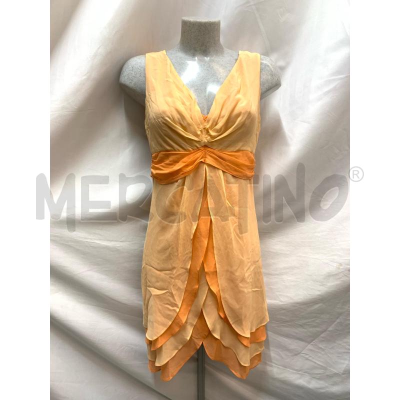 VESTITO DONNA LUISA SPAGNOLI ALBICOCCA | Mercatino dell'Usato Roma re di roma 1